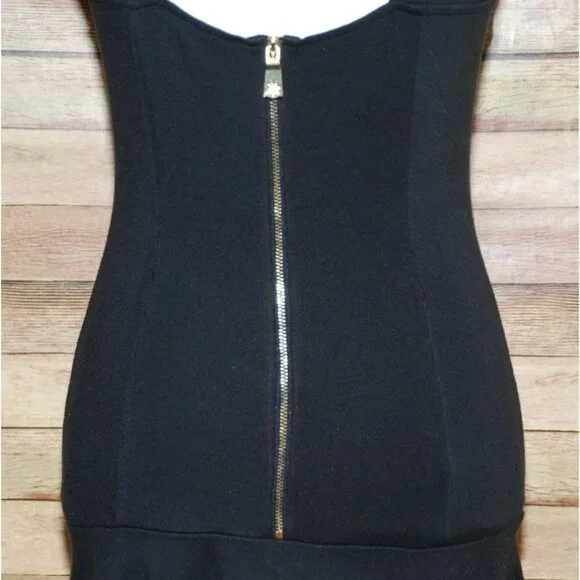 Kate Young Ladies Black Dress Size 2 Fit And Flare Back Zip Whimsy Goth - Picture 8 of 12